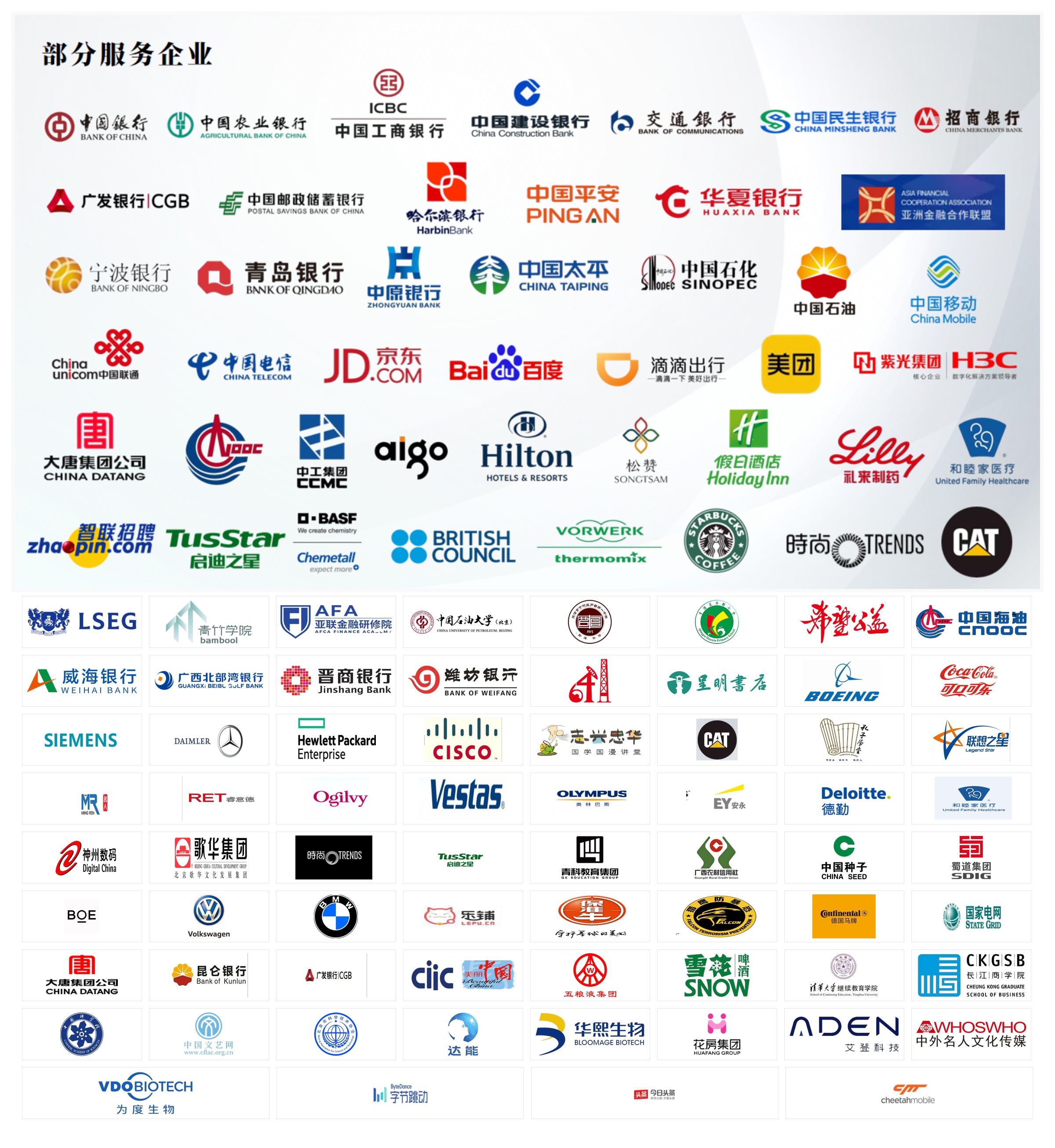 部分服务企业 Logo（三页汇总）